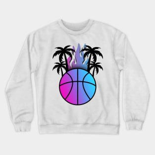 Miami Vice Palm Beach Basketball Crewneck Sweatshirt